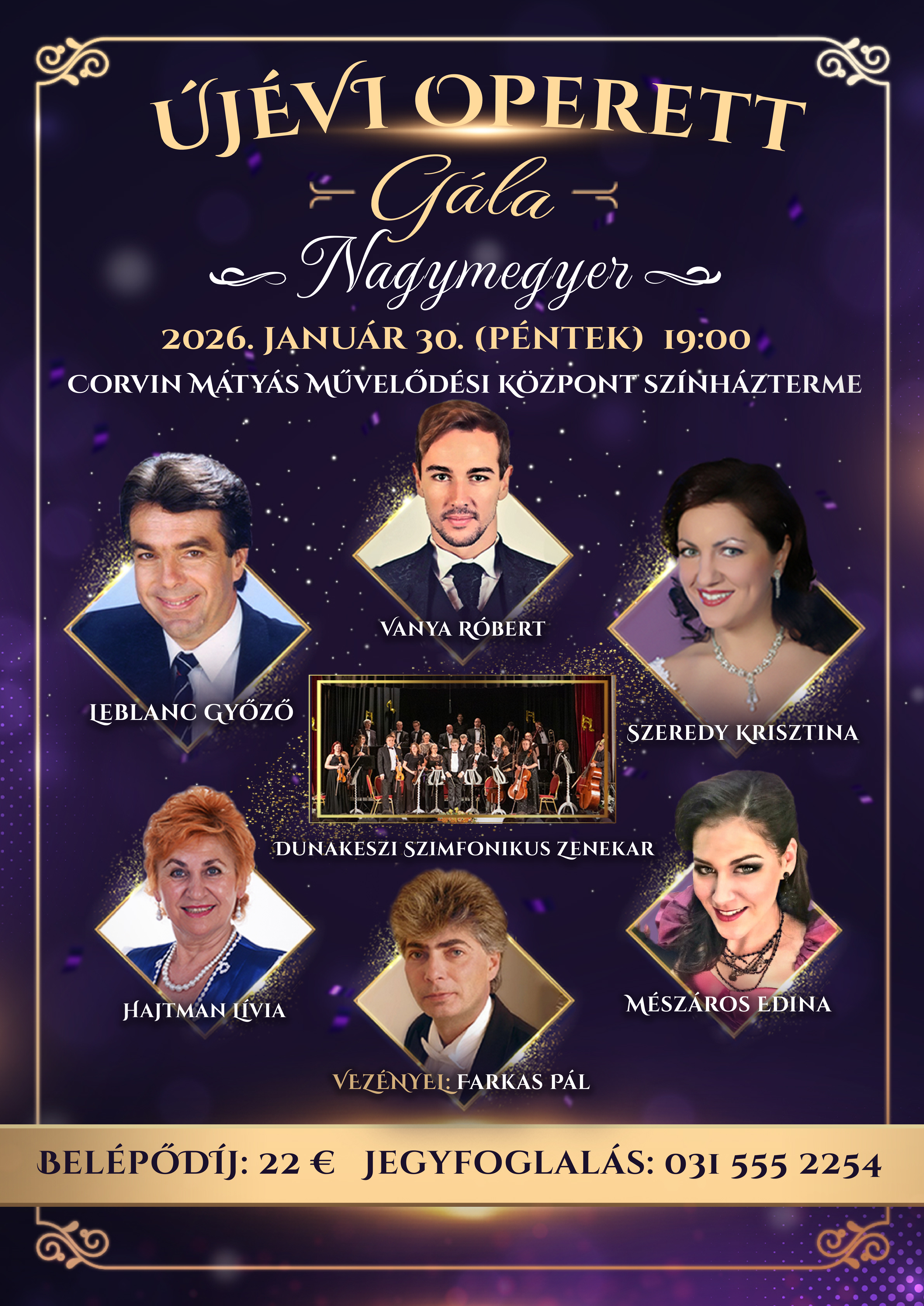 ÚJÉVI OPERETTGÁLA - NAGYMEGYER